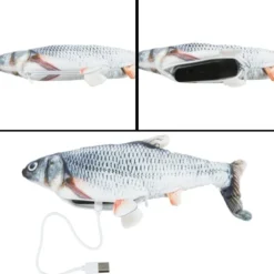 Katzenspielzeug>Futterfreund Zappelfisch, Stoff, Katzenminze, 30cm